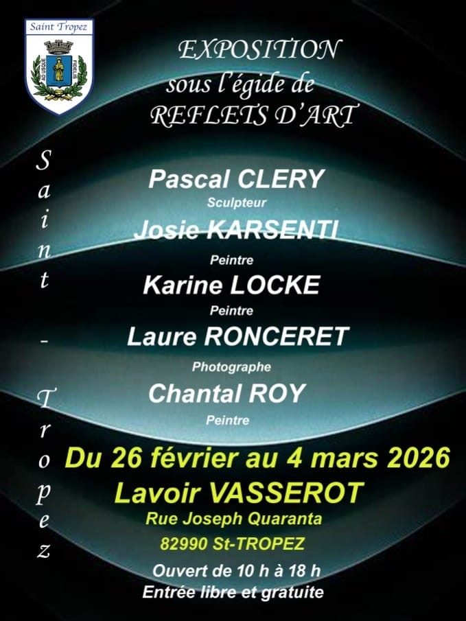 exposition saint tropez, lavoir-vasserot-exposition. pascal clery sculptures