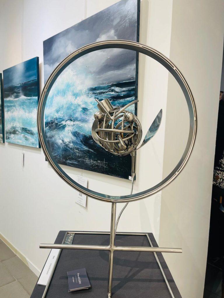 Exposition Espace Saint-Nazaire - Sanary Sur Mer - 2026 - Cléry sculpture inox et bronze