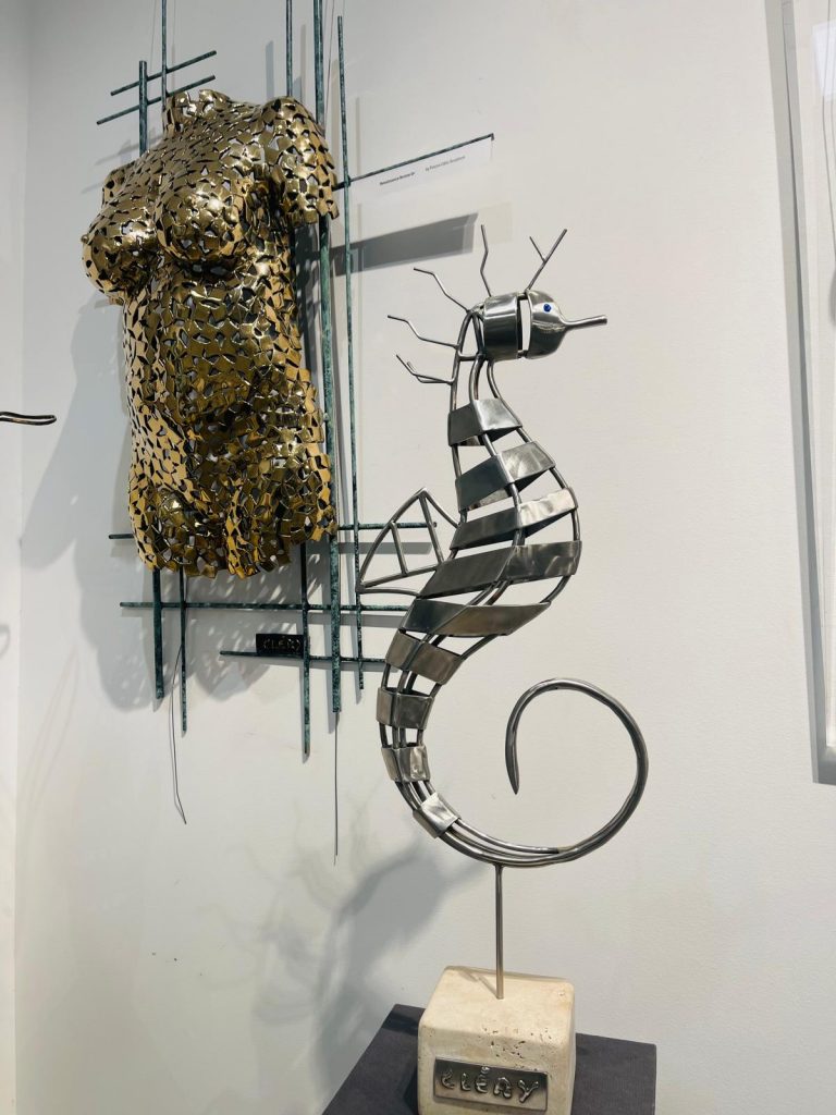 Exposition Espace Saint-Nazaire - Sanary Sur Mer - 2026 - Cléry sculpture inox et bronze