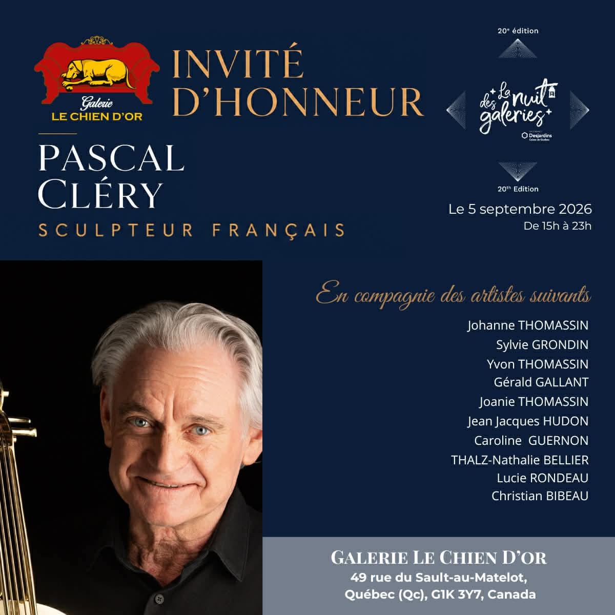 Exposition la nuit des gallerie - Quebec - Pascal Cléry