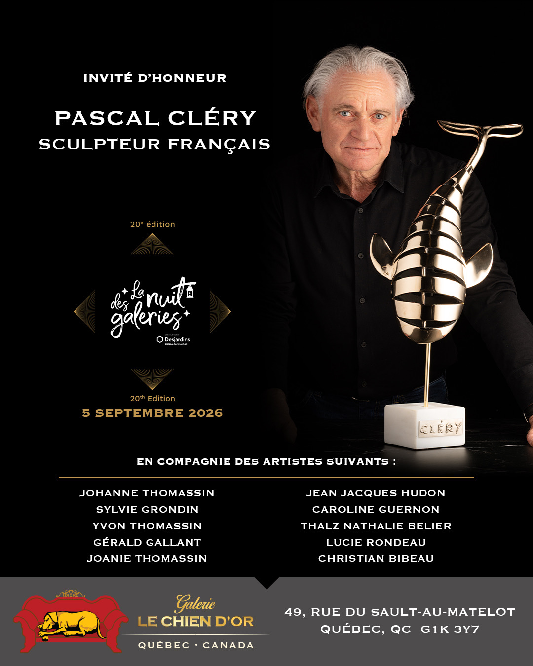 Exposition la nuit des gallerie - Quebec - Pascal Cléry